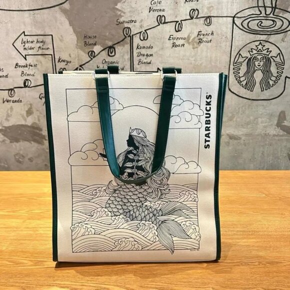 [Brand New] Starbucks Limited Edition Canvas Shoulder Bag - Picture 1 of 16